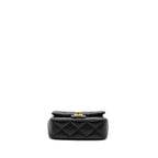 CHANEL 23P COCO LOVE FLAP BAG CAVIAR BLACK GHW(MICROCHIP)