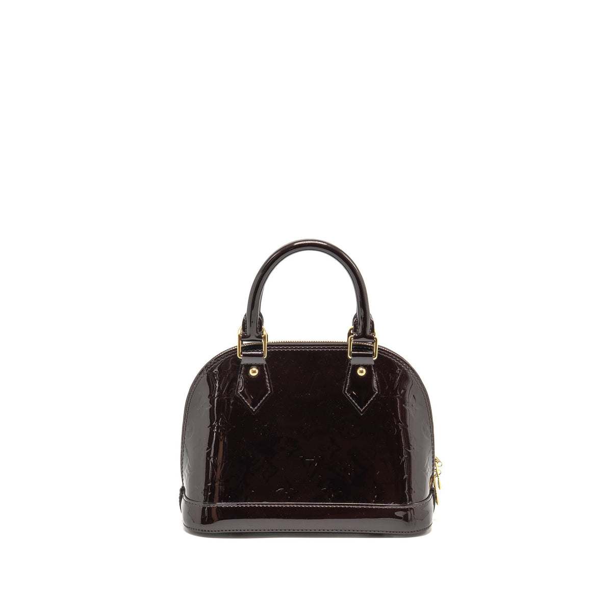 LOUIS VUITTON ALMA BB PATENT LEATHER AMATANTE GHW