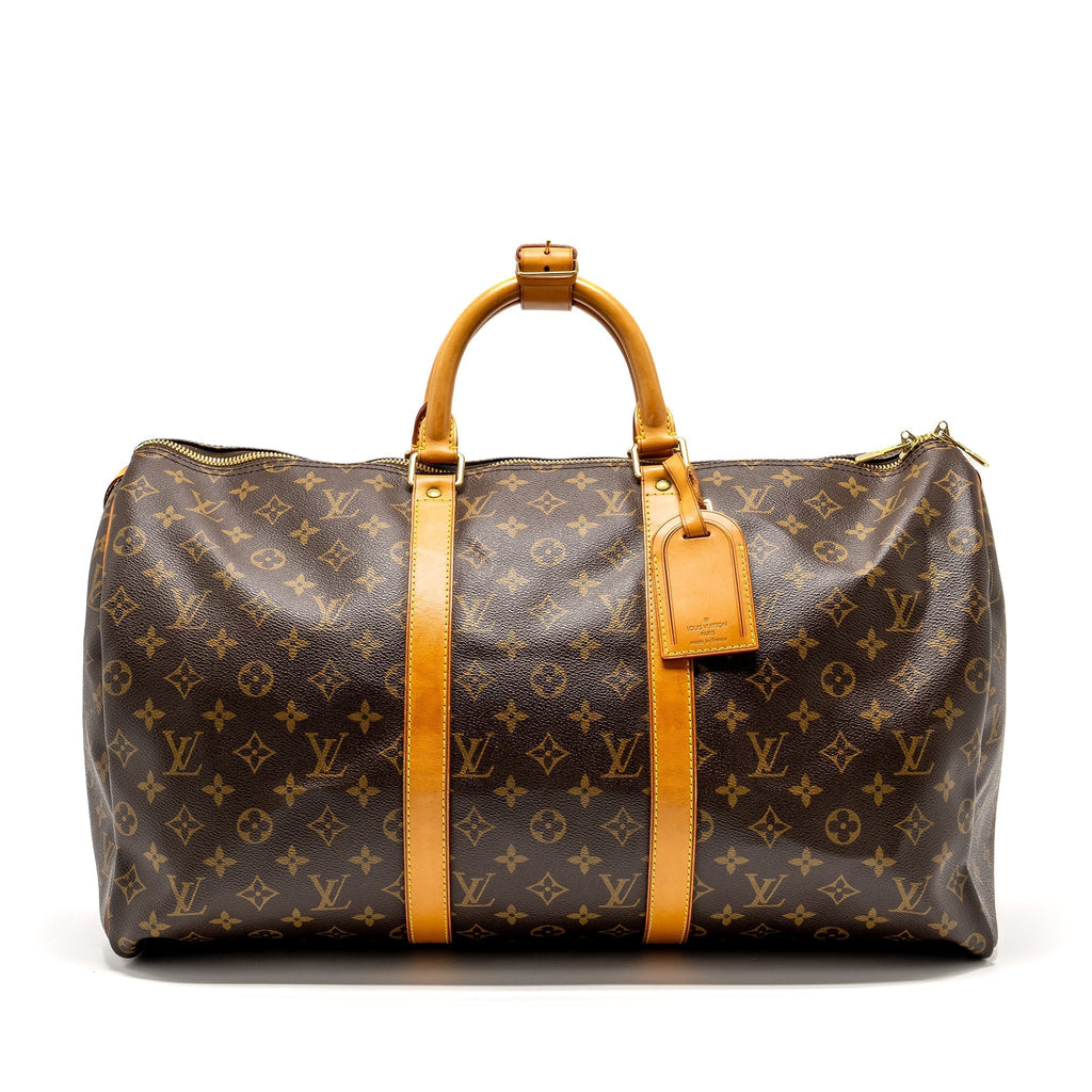 LOUIS VUITTON KEEPALL 55 MONOGRAM CANVAS GHW