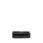 CHANEL MEDIUM CLASSIC DOUBLE FLAP BAG LAMBSKIN BLACK GHW