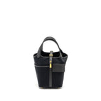 HERMES CARGO PICOTIN 18 LOCK BAG SWIFT / TOILE CANVAS BLACK GHW