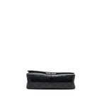 CHANEL LARGE 2.55 REISSUE DOUBLE FLAP BAG AGED CALFSKIN BLACK GHW