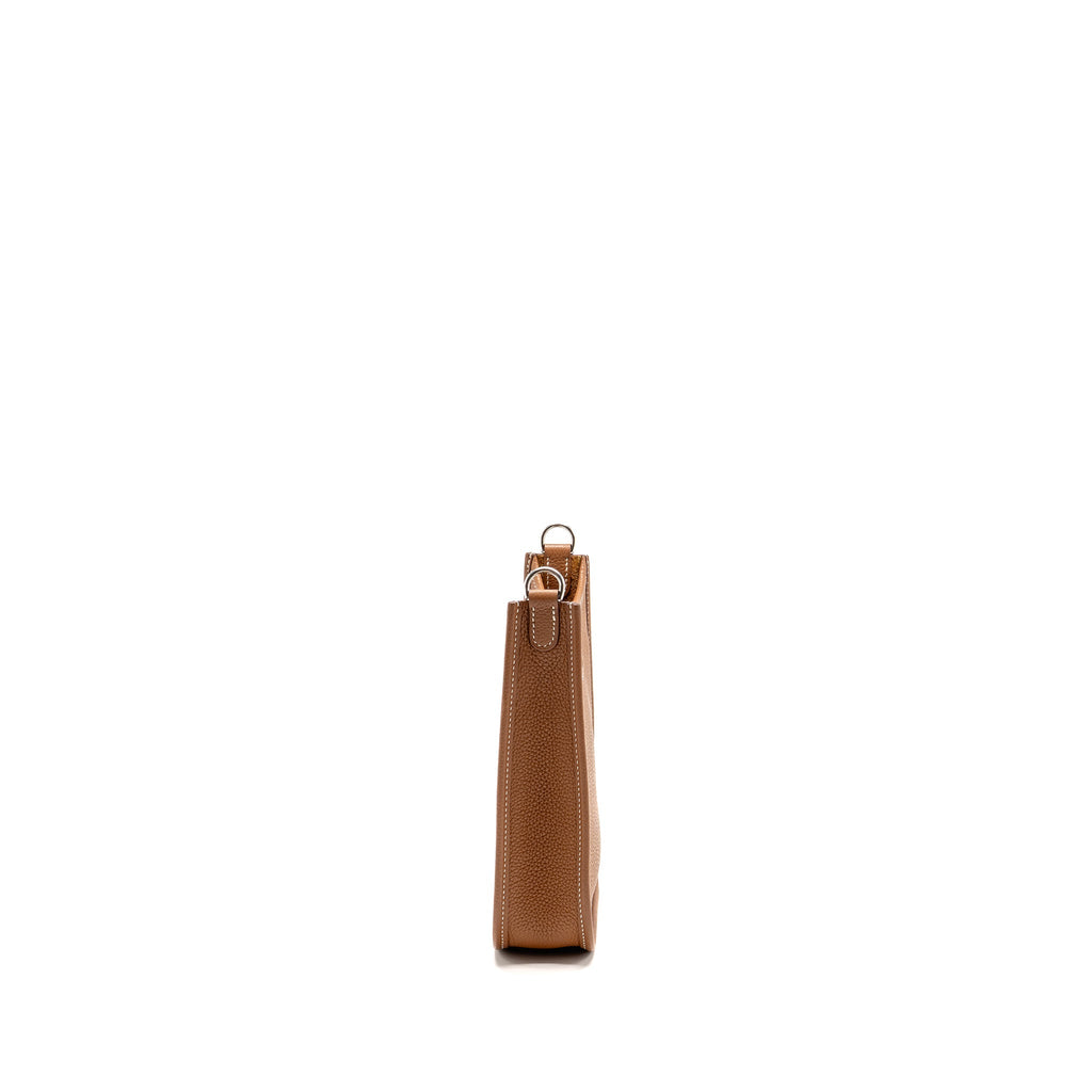 Hermes mini evelyne Taurillon Maurice gold SHW