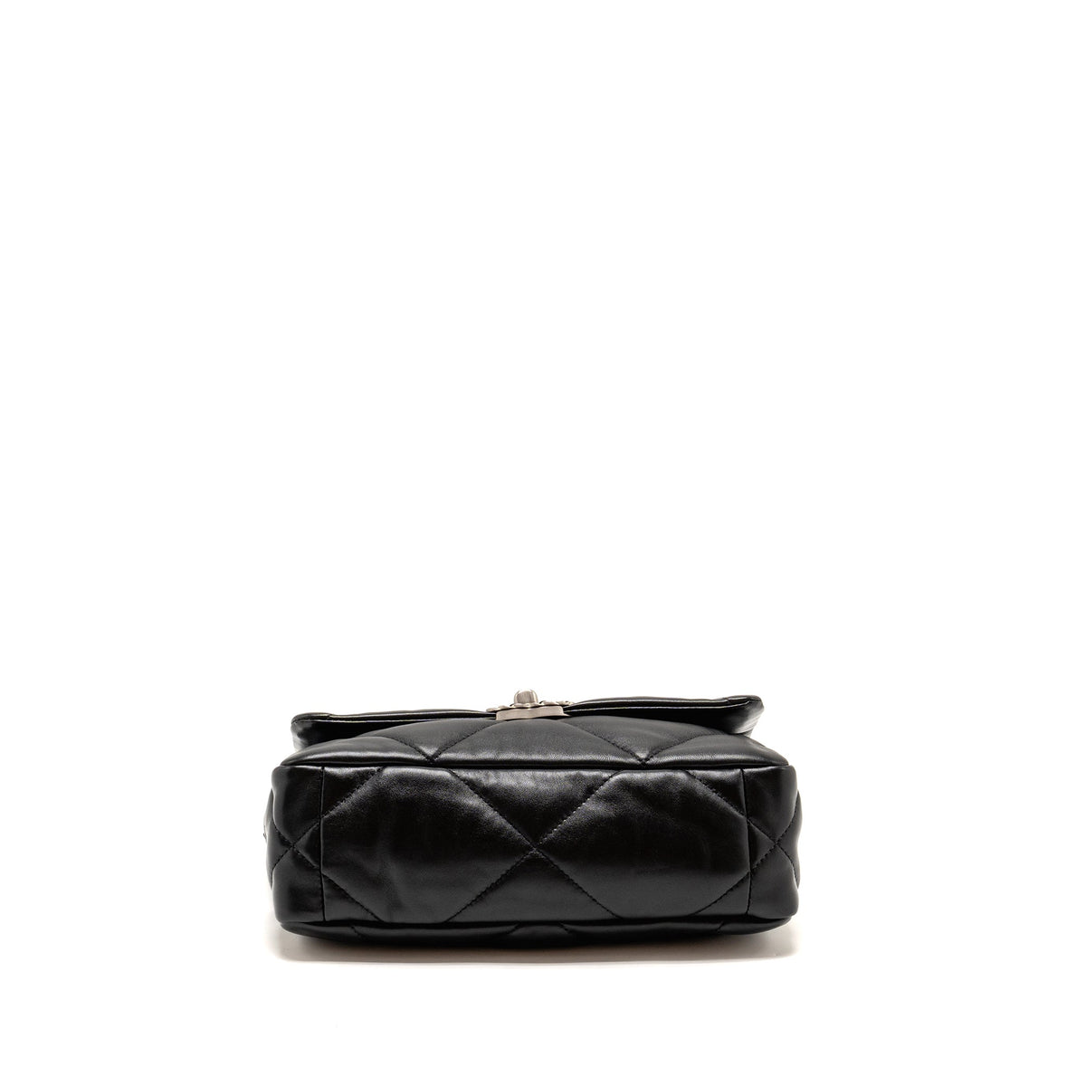 CHANEL SMALL 19 BAG LAMBSKIN BLACK MULTICOLOUR HARDWARE (MICROCHIP)