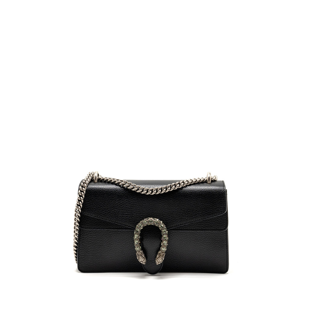 GUCCI MEDIUM DIONYSUS SHOULDER BAG CALFSKIN BLACK SHW