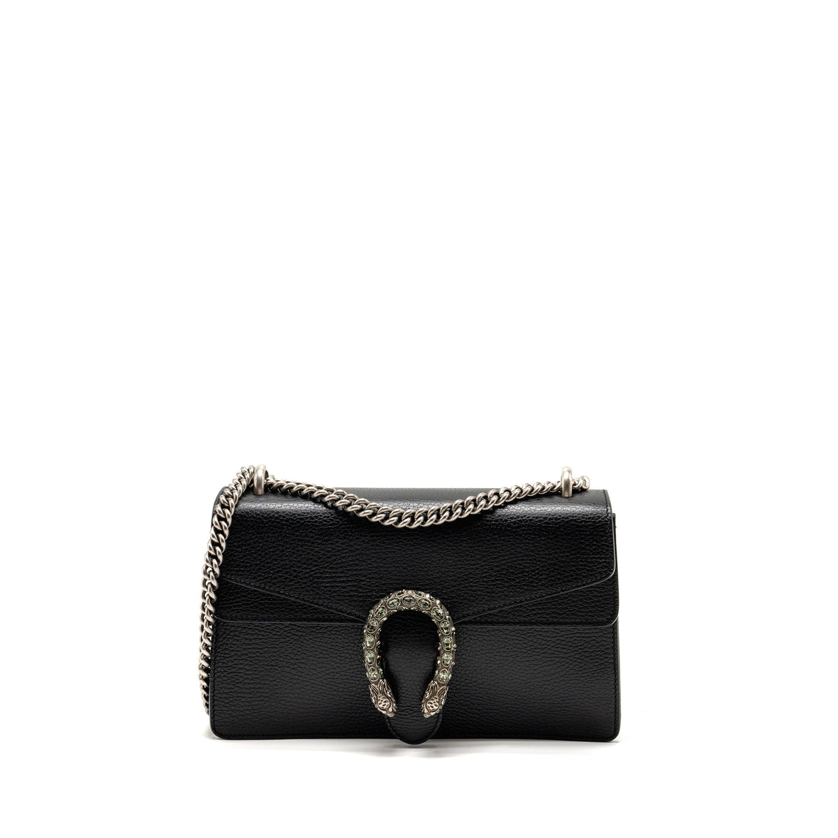 GUCCI MEDIUM DIONYSUS SHOULDER BAG CALFSKIN BLACK SHW