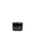 HERMES MINI CONSTANCE ALLIGATOR MISSISSIPPIENSIS SHINY BLACK GHW
