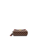LOUIS VUITTON CROISETTE DAMIER EBENE CANVAS GHW