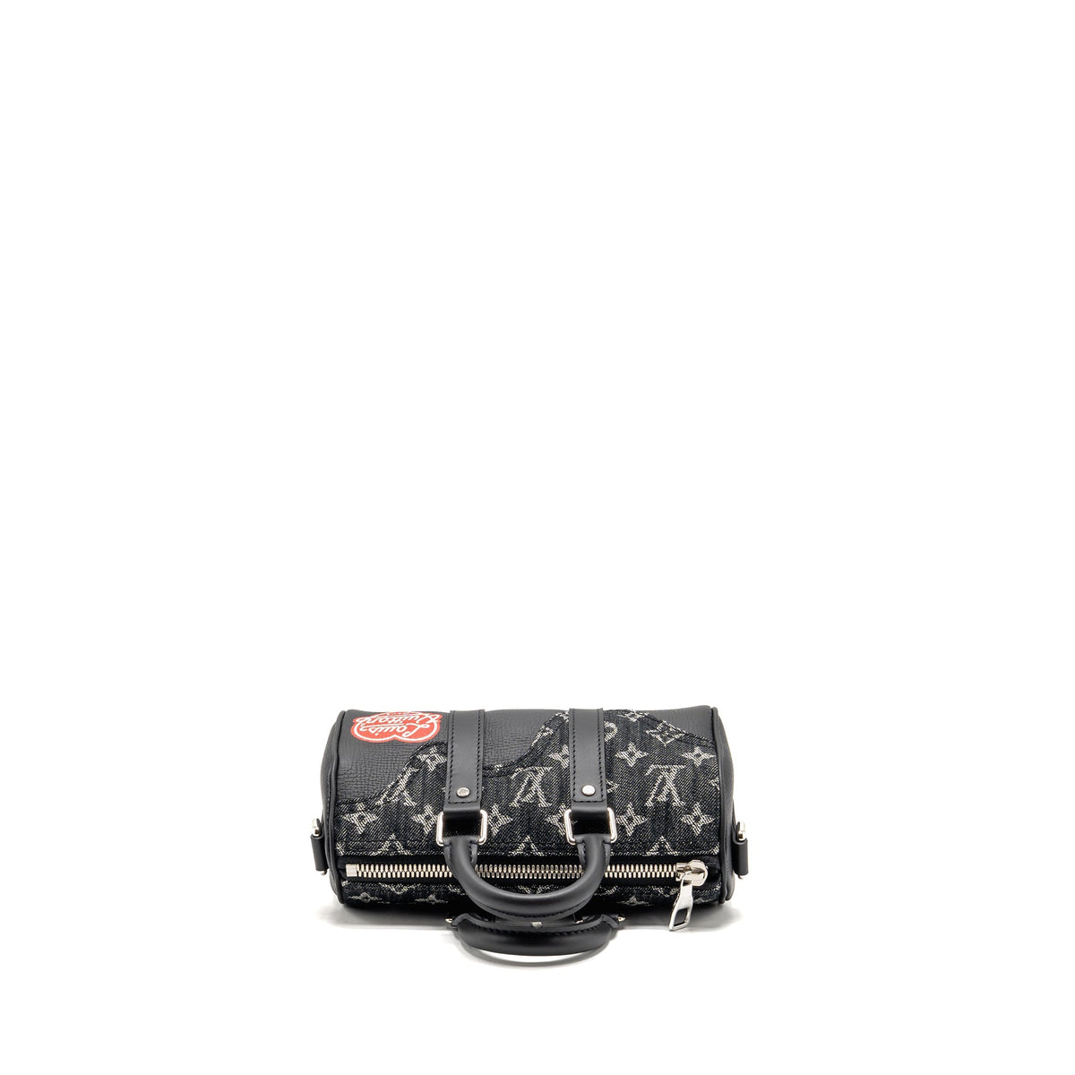 Louis Vuitton Nigo Keepall XS Monogram Drip Denim/Leather Black SHW