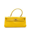 Hermes shoulder kelly clemence 9D Jaune Amber GHW