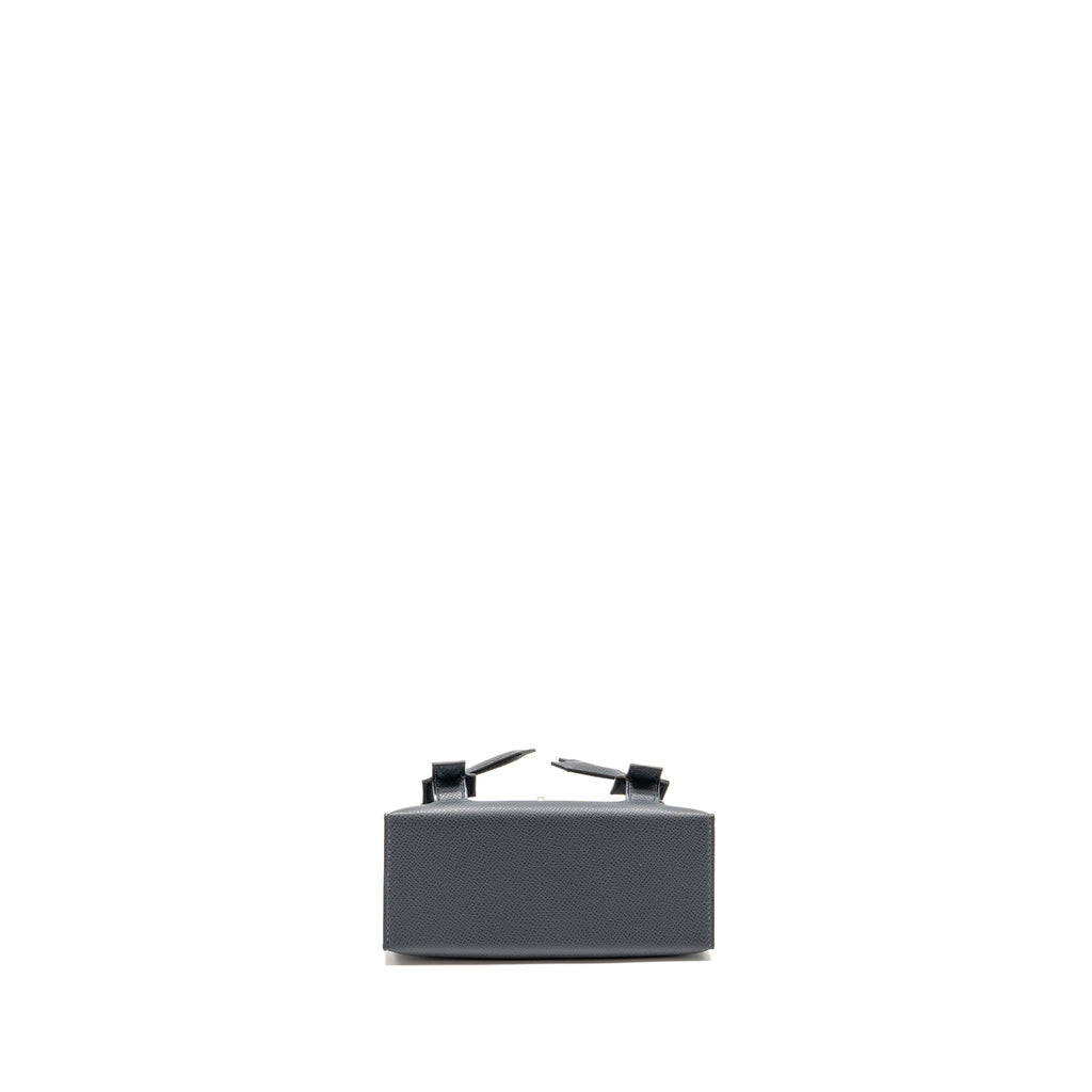 HERMES KELLY DOLE PICTO EPSOM GRIS MISTY/BLACK/VERT FIZZ/ALEZAN SHW