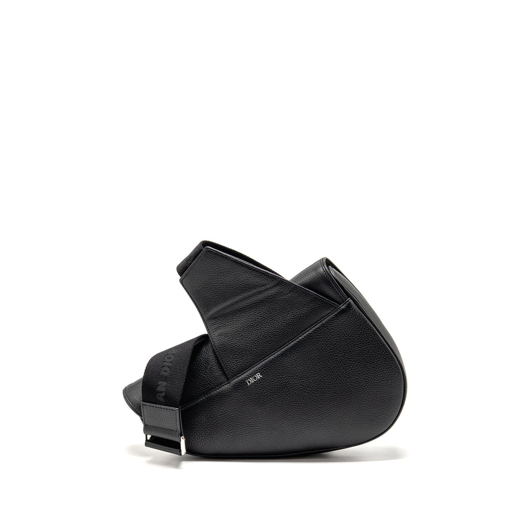 DIOR HOMME SADDLE BAG CALFSKIN BLACK SHW