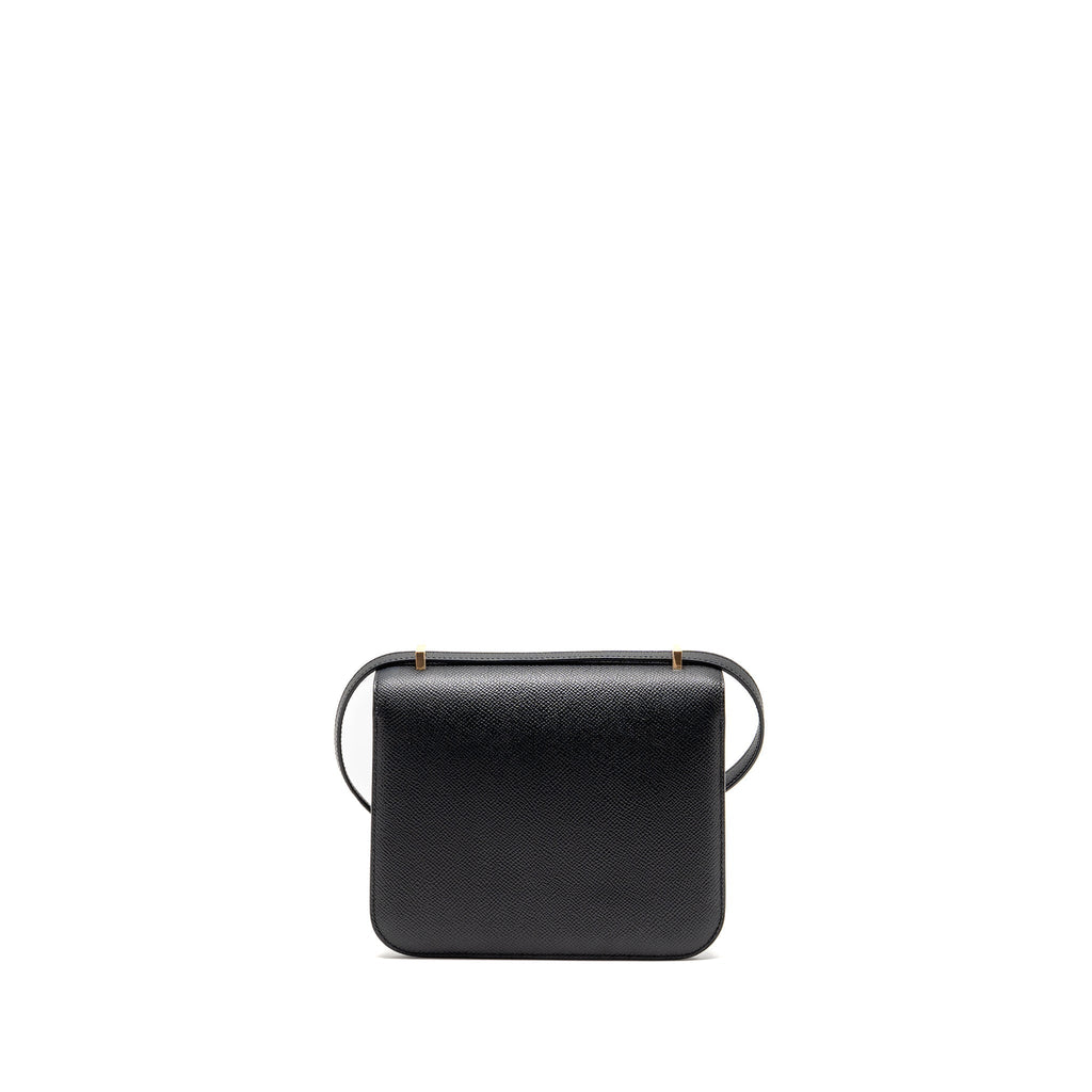 HERMES MINI CONSTANCE EPSOM BLACK RGHW