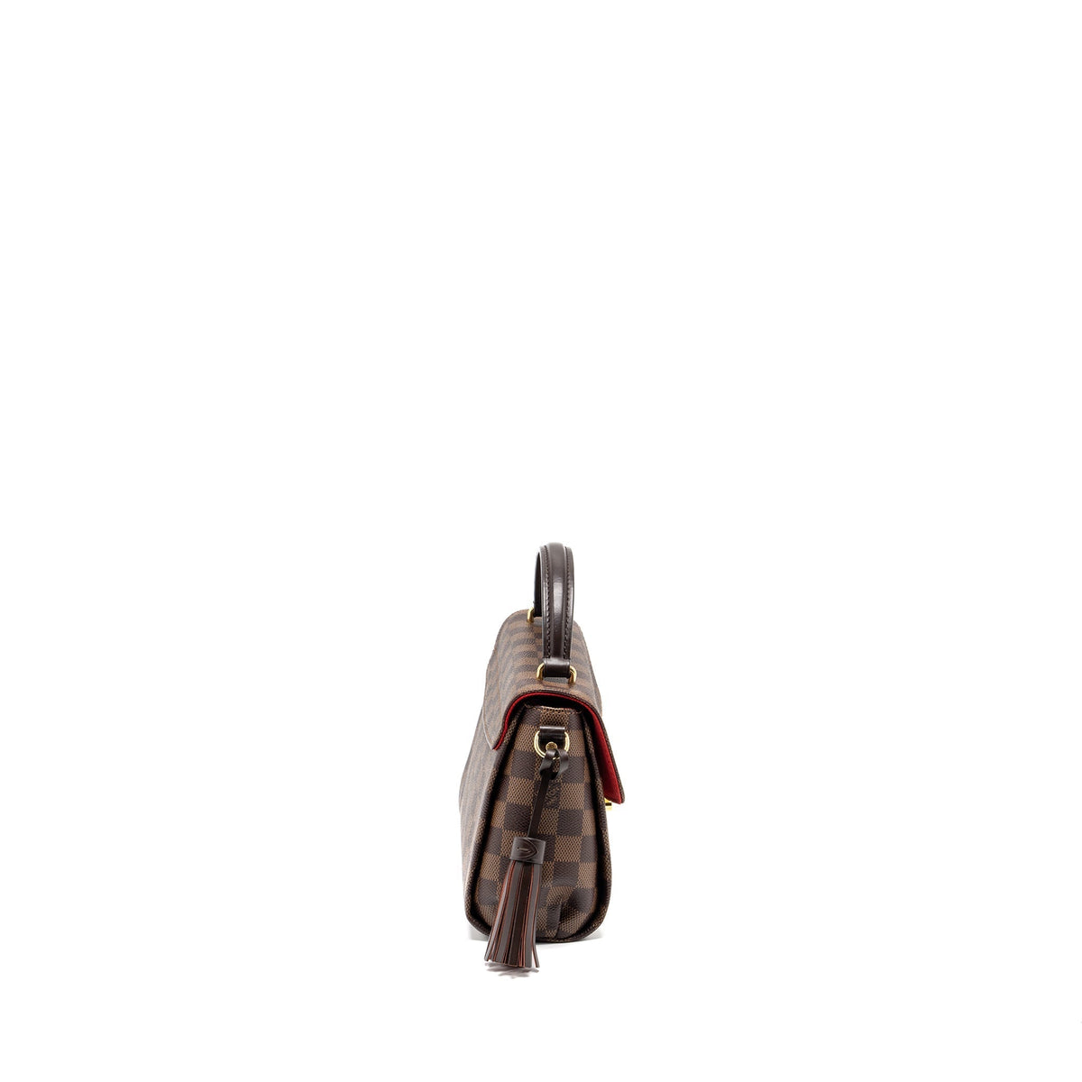 LOUIS VUITTON CROISETTE DAMIER EBENE CANVAS GHW