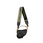 DIOR MINI SADDLE BAG CALFSKIN BLACK GHW