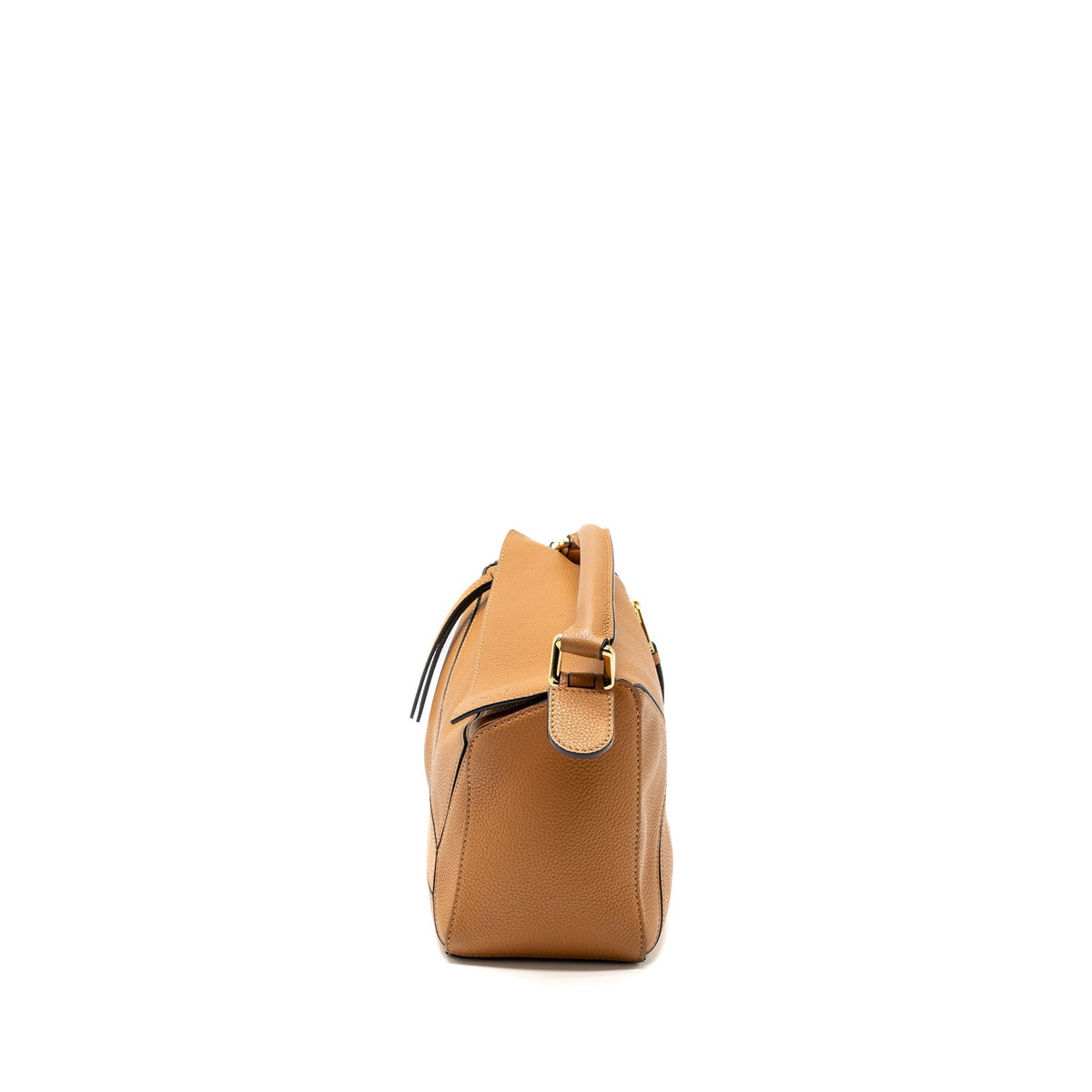 LOEWE SMALL PUZZLE BAG CALFSKIN TAN GHW