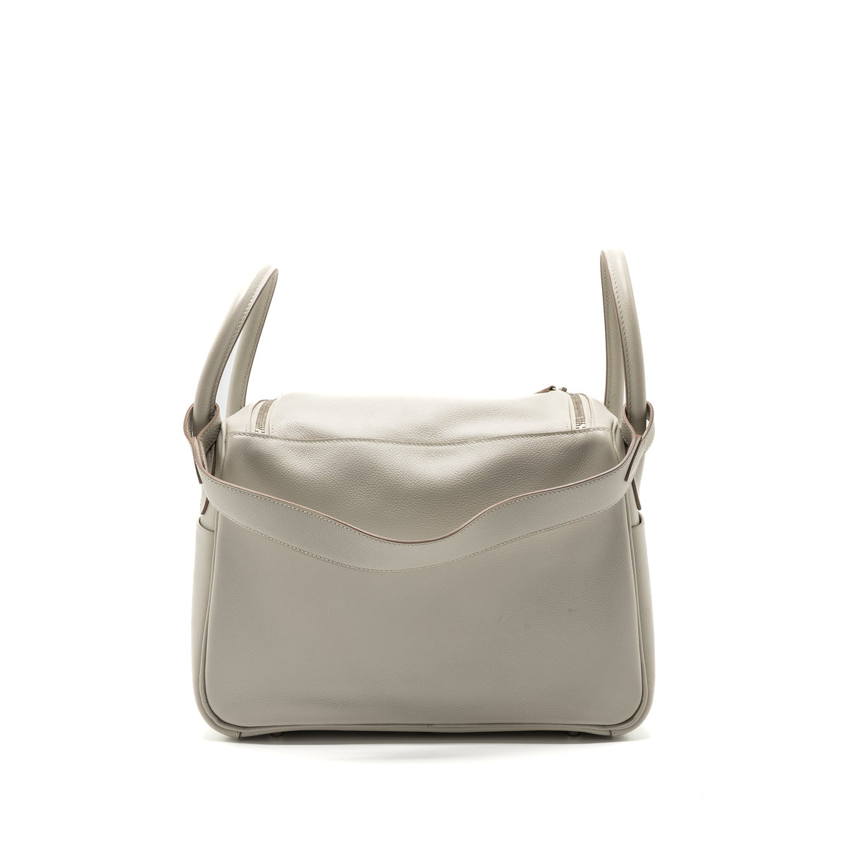 Hermes Lindy 30 Evercolor Gris Pearl SHW