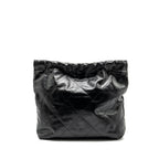 CHANEL MEDIUM 22 BAG CALFSKIN SO BLACK (MICROCHIP)