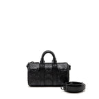 LOUIS VUITTON KEEPALL XS MONOGRAM SEAL COWHIDE LEATHER SO BLACK