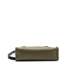 HERMES HERBAG 31 ZIP BAG TOLIE H BERLINE CANVAS/VACHE HUNTER LICHEN/ECRU-BEIGE/BLACK SHW