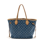 Louis Vuitton neverfull mm denim blue GHW