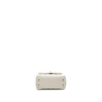 CHANEL MINI COCO HANDLE CAVIAR IRIDESCENT WHITE LGHW
