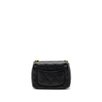 CHANEL 23P COCO LOVE FLAP BAG CAVIAR BLACK GHW(MICROCHIP)
