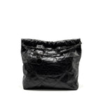 CHANEL MEDIUM 22 BAG CALFSKIN SO BLACK (MICROCHIP)