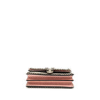 GUCCI DIONYSUS SHOULDER BAG GG SUPREME CANVAS/SUEDE PINK/BROWN LIMITED EDITION SHW