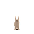 DIOR DIORAMOUR MINI DIOR BOOK TOTE MACROCANNAGE CALFSKIN POWDER BEIGE LGHW