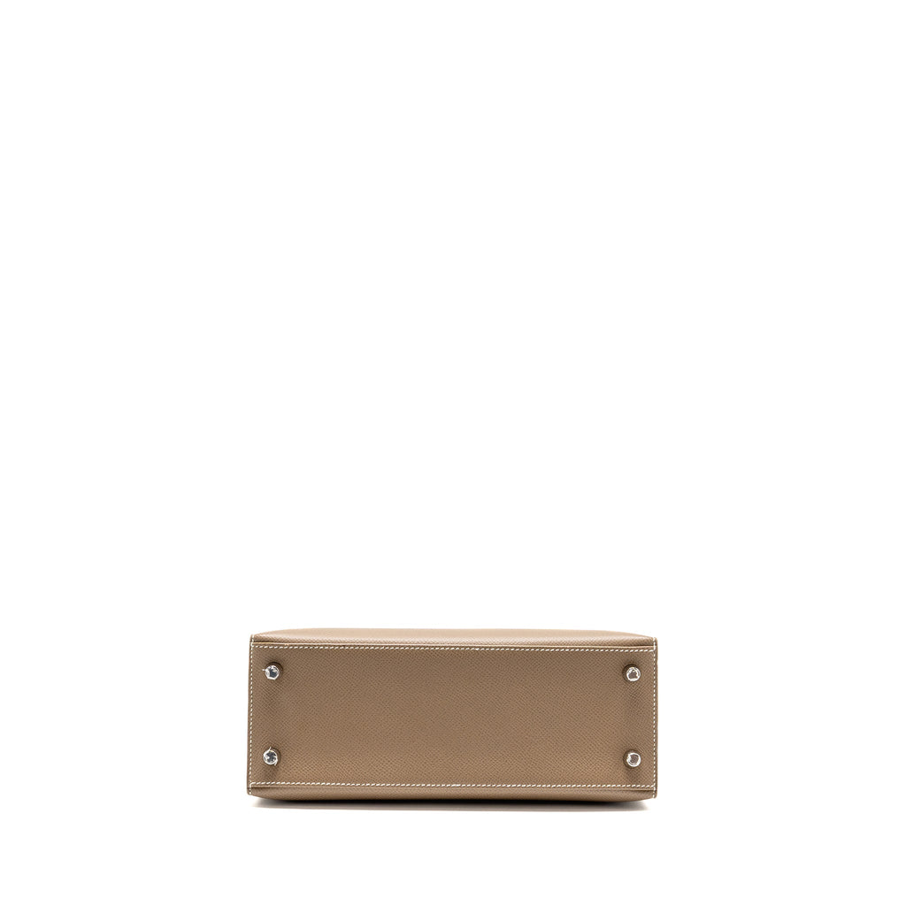 Hermes Kelly 25 Epsom Etoupe SHW