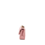 CHANEL 22C SMALL CLASSIC DOUBLE FLAP BAG CAVIAR LIGHT PINK LGHW(MICROCHIP)