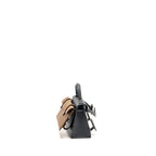 HERMES KELLY DOLE PICTO EPSOM GRIS MISTY/BLACK/VERT FIZZ/ALEZAN SHW