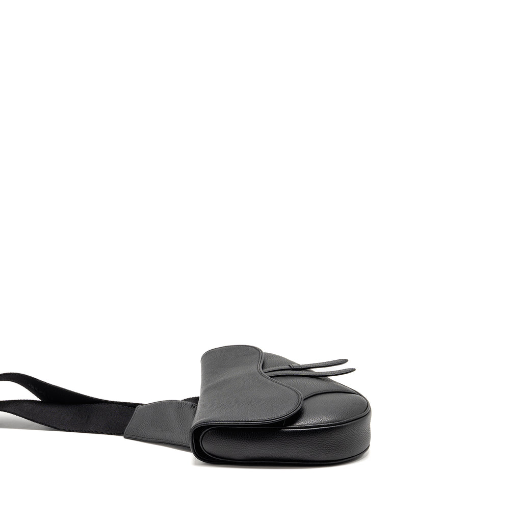 DIOR HOMME SADDLE BAG CALFSKIN BLACK SHW