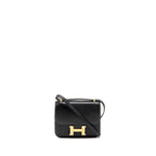Hermes Mini Constance epsom black RGHW