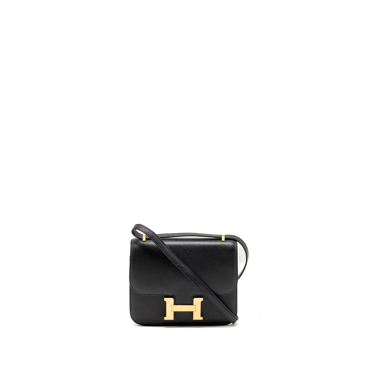 Hermes Mini Constance epsom black RGHW
