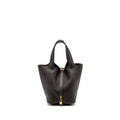 Hermes Picotin 18 Lock Bag Clemence Ebene GHW
