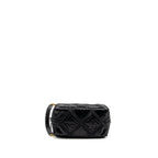 CHANEL 22P TRAVEL POUCH WITH SLEEP MASK NYLON BLACK GHW