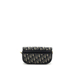 DIOR BOBBY EAST-WEST BAG BLUE OBLIQUE JACQUARD GHW