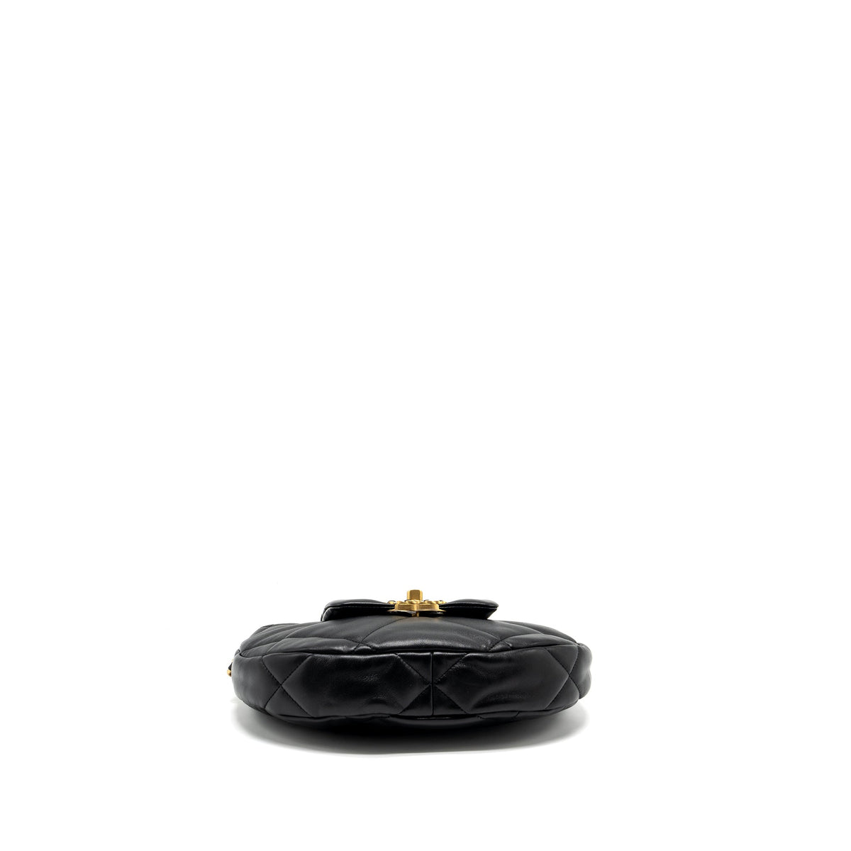 CHANEL 24C HOBO SHOULDER BAG LAMBSKIN BLACK MULTICOLOUR HARDWARE (MICROCHIP)