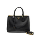 PRADA LARGE SAFFIANO TOTE BAG LEATHER BLACK GHW