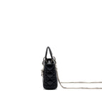 DIOR MINI LADY DIOR LAMBSKIN BLACK SHW