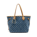 Louis Vuitton neverfull mm denim blue GHW