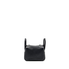HERMES MINI LINDY CLEMENCE BLACK SHW