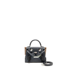 HERMES KELLY DOLE PICTO EPSOM GRIS MISTY/BLACK/VERT FIZZ/ALEZAN SHW