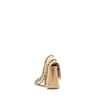 CHANEL MEDIUM CLASSIC DOUBLE FLAP BAG CAVIAR BEIGE LGHW