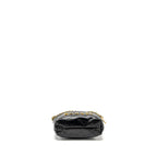 CHANEL MINI 22 BAG SHINY CALFSKIN BLACK GHW (MICROCHIP)