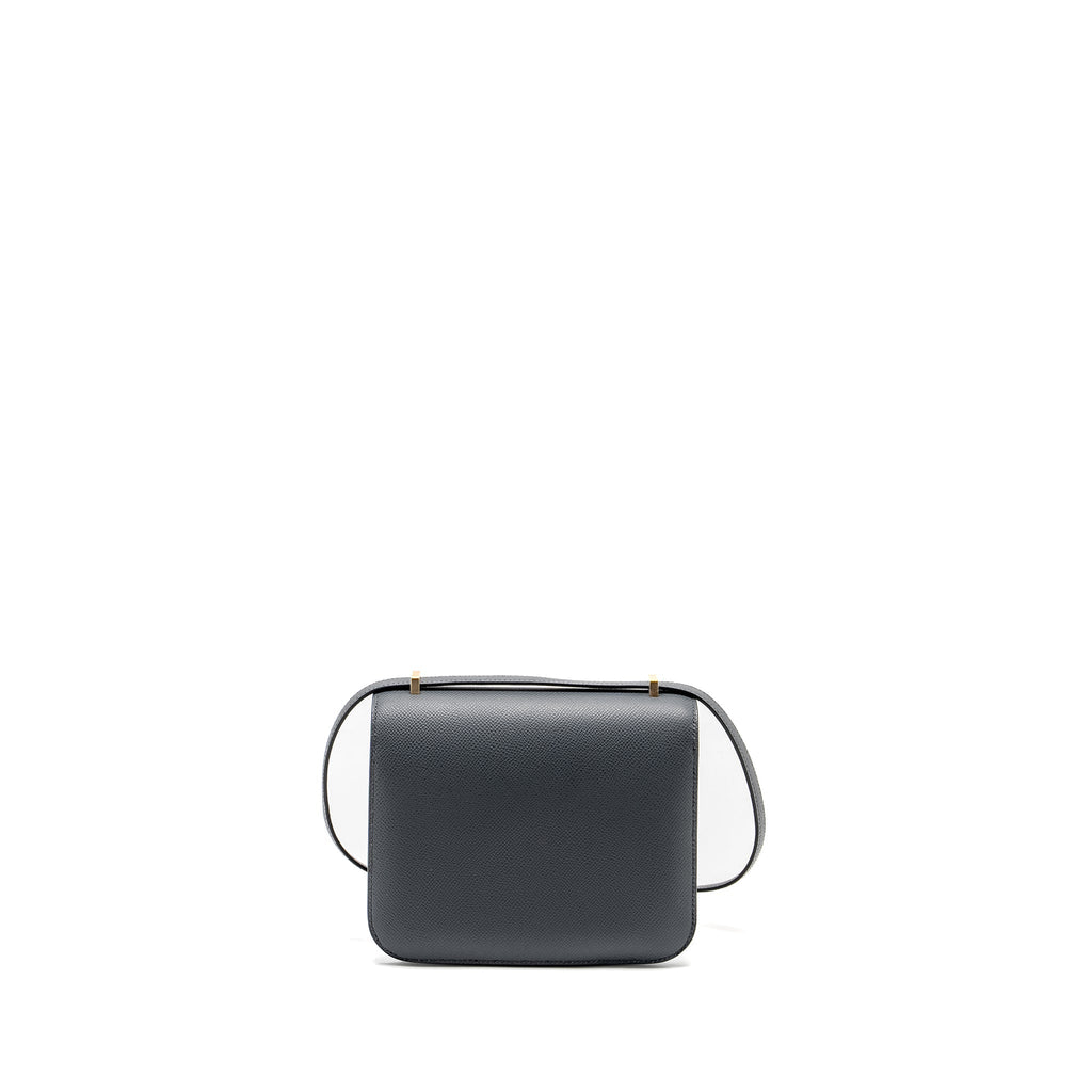 Hermes Mini Constance Epsom Gris Misty GHW