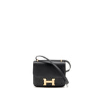 HERMES MINI CONSTANCE EPSOM BLACK RGHW