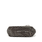 GOYARD SAINT LOUIS PM TOTE BAG GOYARDLINE CANVAS BLACK SHW